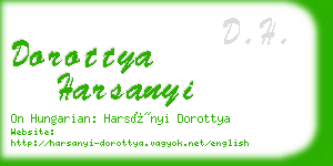 dorottya harsanyi business card